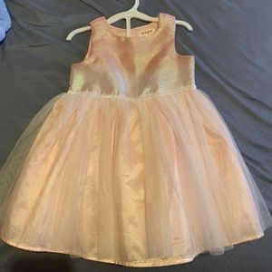 A pink dress